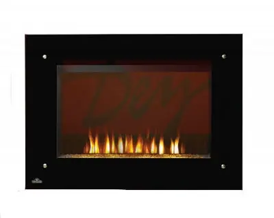 Continental EF39HD Electric Wall Mount Fireplace 5000 BTU