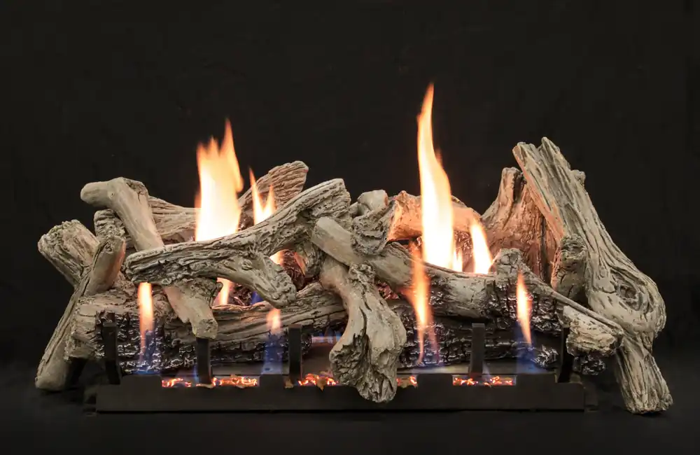 White Mountain LS30CD Driftwood Replacement Logs for Vented or Vent Free Slope Glaze Burners