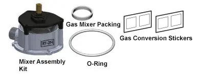 BRADFORD WHITE ST1248 Bradford NG to LP Conversion Kit for Infiniti Condensing Tankless Hot Water Heater