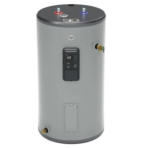 General Electric GE30S12BLM 30 Gallon Short Electric Water Heater with Built-in WiFi - 240 Volt - 12 Year Warranty