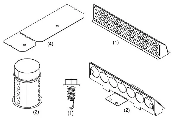 Majestic PH-MR Passive Heat Kit for Meridian 36 and 42 Fireplaces