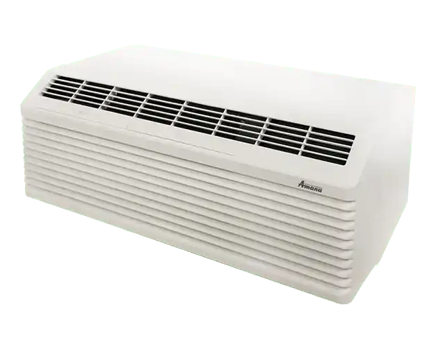 GOODMAN PMH073J35EXXX 7000 BTU Class PTAC Air Conditioner with Heat Pump - Heated Make-Up Air - R32 Refrigerant - 3.5 kW - 20 Amp