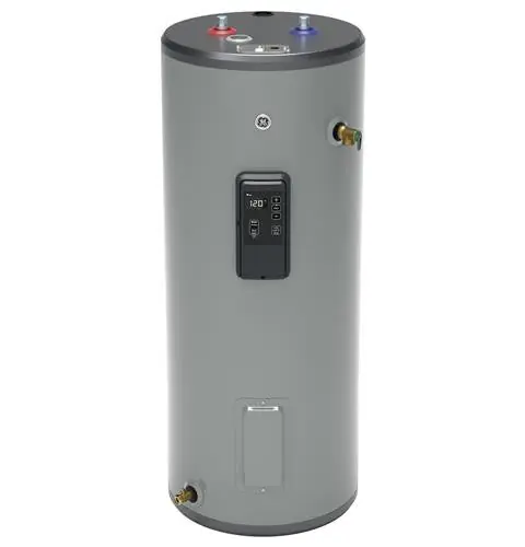 General Electric GE30T12BLM 30 Gallon Tall Electric Water Heater with Built-in WiFi - 240 Volt - 12 Year Warranty