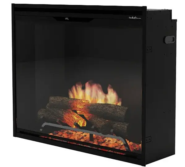 Dimplex 500005449 Revillusion 36 Portrait Built-In Electric Firebox with Black Liner