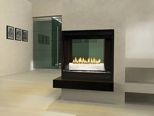 White Mountain VFIU24 Loft Series Contemporary Multi-Sided Vent Free Burner