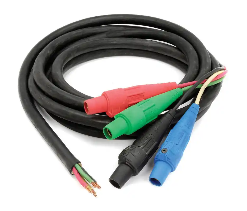 KWIKOOL KK-CAMLCK46024 Camlock Set with 25' of 2/4 SO Cable for KPO25-43