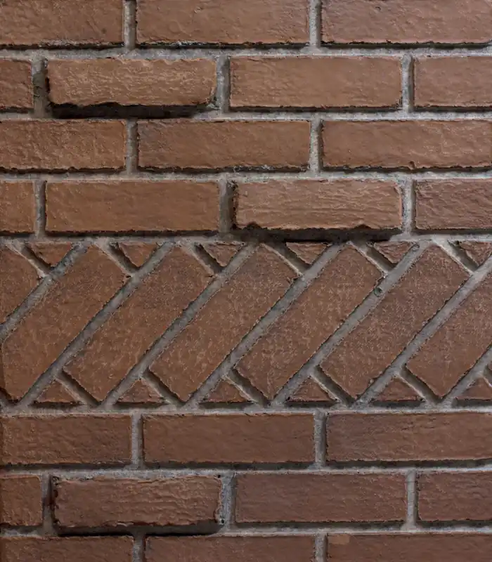 White Mountain VBP42T2E Banded Brick Ceramic Fiber Firebox Liner for Breckenridge Select 42