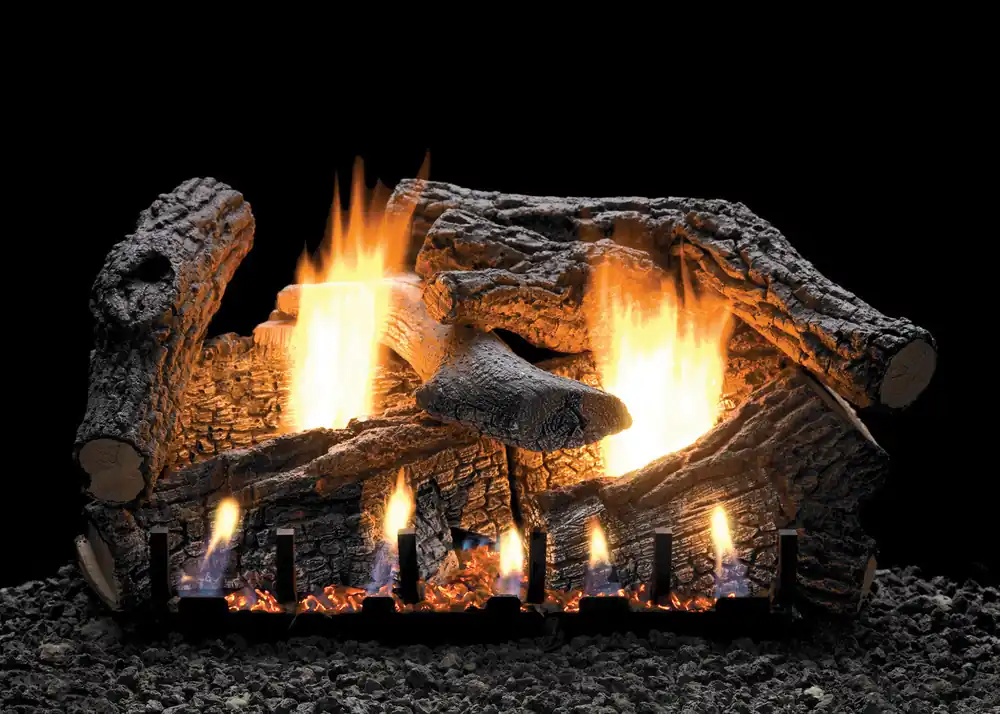 White Mountain LS30RSS Super Sassafras Replacement Logs for Vented or Vent Free Burners