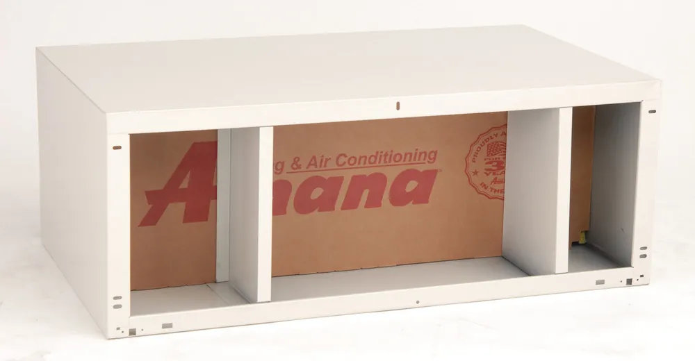 Goodman WS921QWC Amana WS921QW-C 21 Deep Extended Collapsible 42 Wall Sleeve with Air Splitters - Drain Kit Included