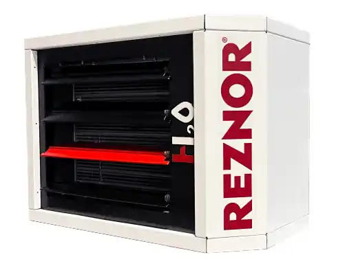 Reznor UWS-159/191 Horizontal/Vertical Suspended Hydronic Unit Heater - Hot Water Use