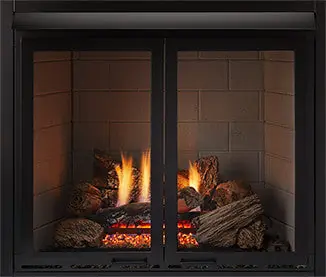 Monessen DLR32B 32 Cabinet Doors with Screen in Black
