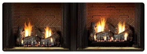 White Mountain LR18 2 Log Riser for Slope Glaze Vented Vent Free Burners