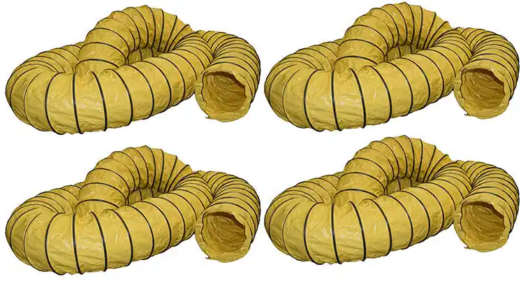 Kwikool KK-DUCT12Y-25-4 Set of Four 25 Foot Long 12 Ducts for 12 Ton Units