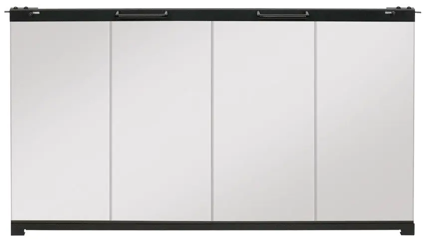 Dimplex X-BFDOOR39BLKSM Dimplex BFDOOR39BLKSM 39 Single-Pane Bi-Fold Glass Door for BF39DXP & BF39STP Fireboxes