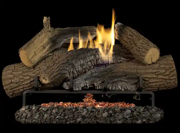 SUPERIOR LTF24RS Rugged Stack Log Set Replacement Logs for Triple Flame Vent Free Burners