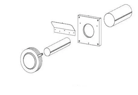Empire Comfort Systems VSK-1 Vinyl Siding Vent Kit