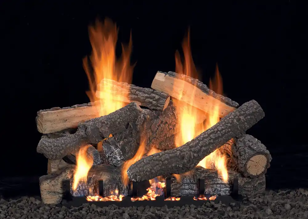 White Mountain LS18P Ponderosa Replacement Logs for Vented or Vent Free Burners