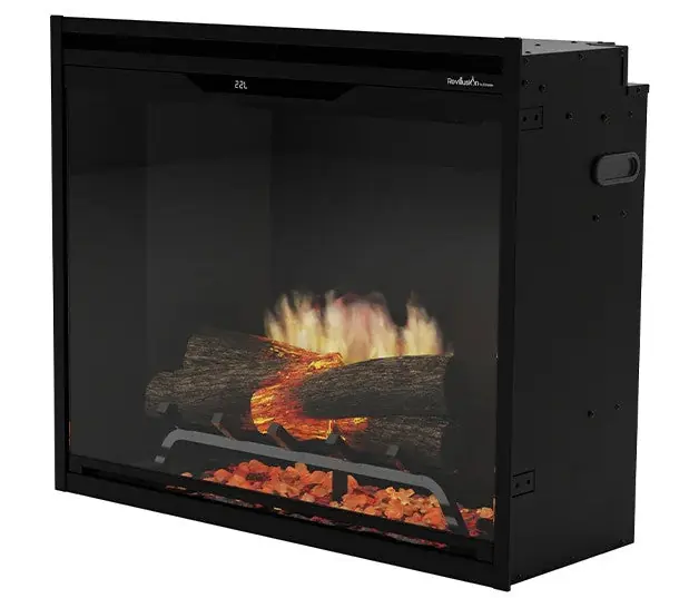 Dimplex 500005447 Revillusion 30 Built-In Electric Firebox with Black Liner