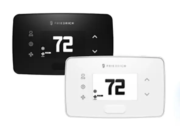 Friedrich EMRTB4 Energy Management Wired Wall Thermostat with Occupancy Sensor - Black
