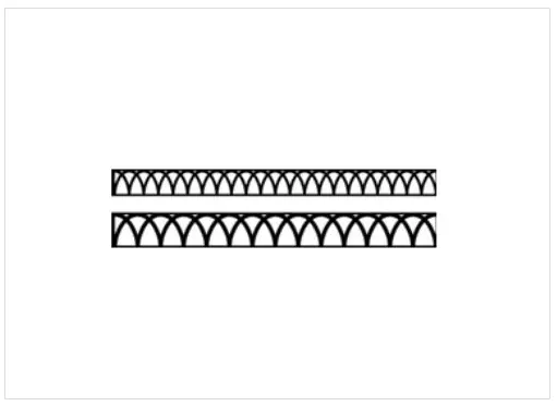White Mountain DVG22ABL 22 Arch Louvers Matte Black