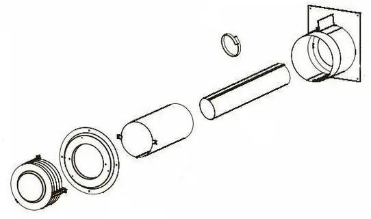 Empire Comfort Systems DVVK-4RE Horizontal Vent Kit with Termination Cap