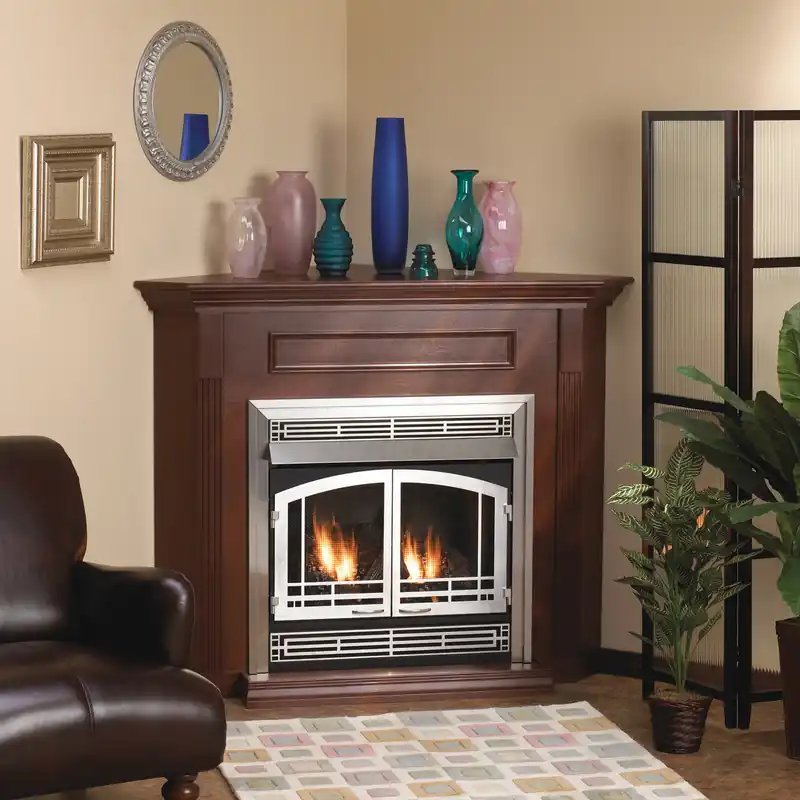 White Mountain EMBC1S Hearth 32 Corner Mantel