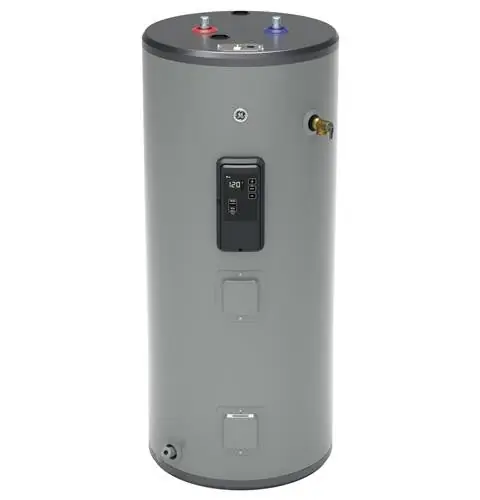 GENERAL ELECTRIC GE40S10BLM 40 Gallon Short Electric Water Heater with Built-in WiFi - 240 Volt - 10 Year Warranty