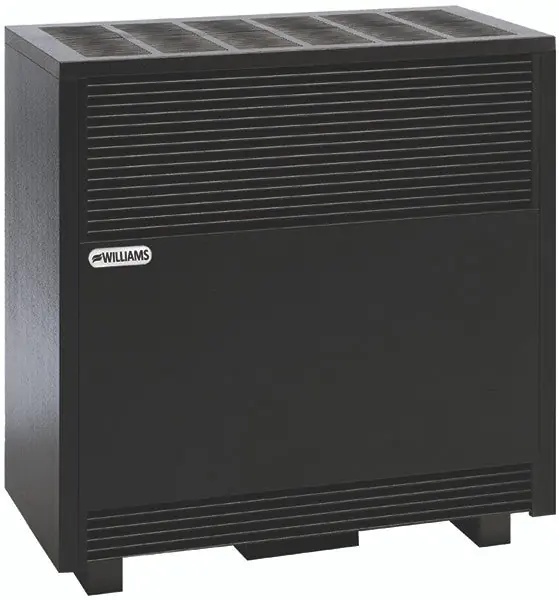 Williams Furnace 6501922A 65000 BTU Vented Hearth Heater with Enclosed Front and Factory Installed Blower - NG