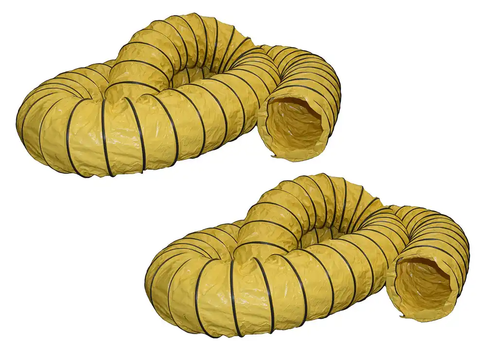 Kwikool KK-DUCT12Y-25-2 Set of Two 25 Foot Long 12 Ducts for 5 and 12 Ton Units