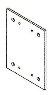 MARS B0020 Adjustable Flat Side-Extension Plates