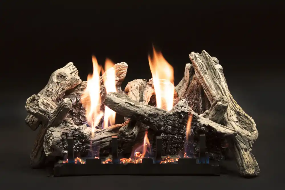 White Mountain LS18CD Driftwood Replacement Logs for Vented or Vent Free Slope Glaze Burners