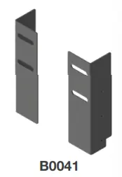 MARS B0041 Transom Mounting Bracket for STD2 and N2 Series - Obsidian Black