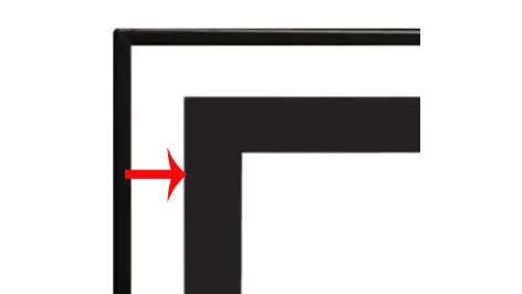 White Mountain DF482VBL Beveled Front Trim for Boulevard 48 Linear Fireplaces