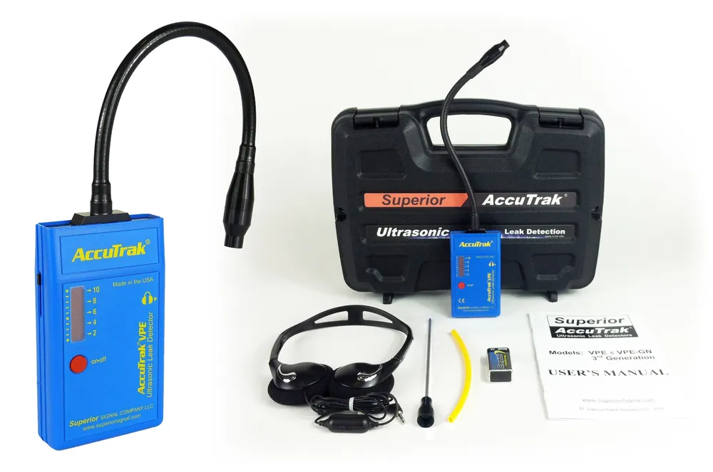 Superior VPE-GN-PRO AccuTrak Ultrasonic Leak Detector with Flexible Goose Neck