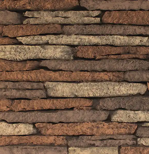 White Mountain VBP36SG 36 Stacked Limestone Ceramic Fiber Firebox Liner for Breckenridge Deluxe 36