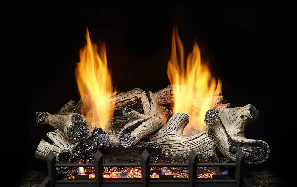Monessen BC18R Beachcomber Replacement Refractory Logs for 18 Natural Blaze Vent Free Burner