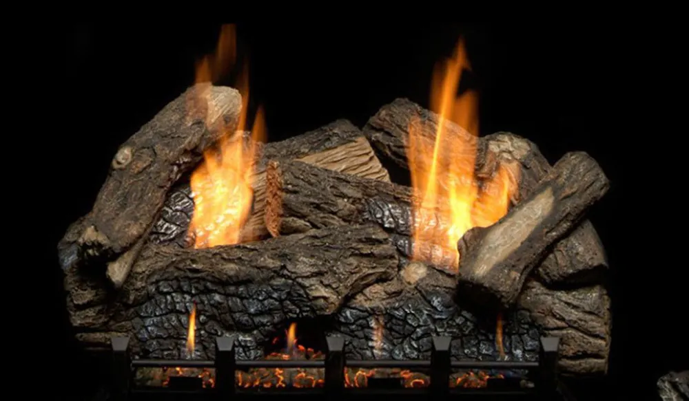 Monessen BO18R Berkley Oak Replacement Refractory Logs for 18 Natural Blaze Vent Free Burner