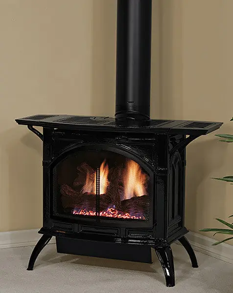 White Mountain DVP30CC30 Medium Spirit Direct-Vent Cast Iron Stove