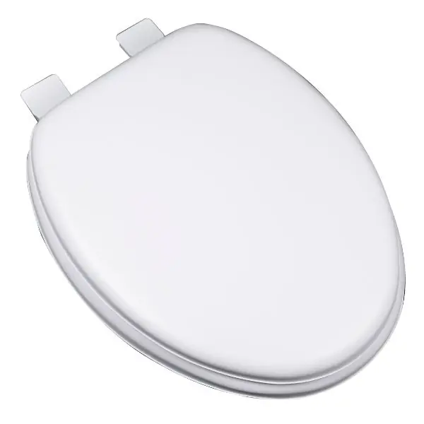 Plumbing Technologies 6C3E2-00 Elongated Premium Extra Heavy Duty Embossed Vinyl Toilet Seat