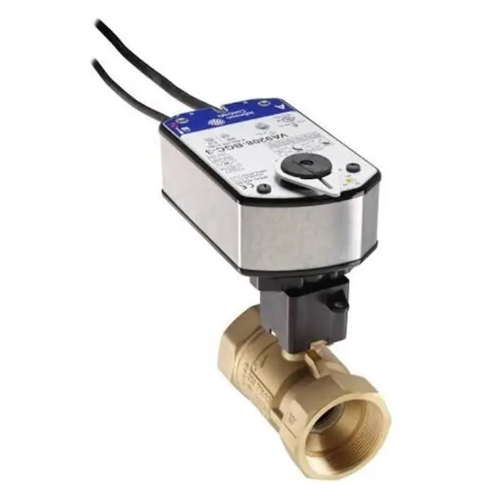 Johnson Controls VG1245ESH938BAC Ball Valve Assembly, 2 Way, 1-1/2 in.
