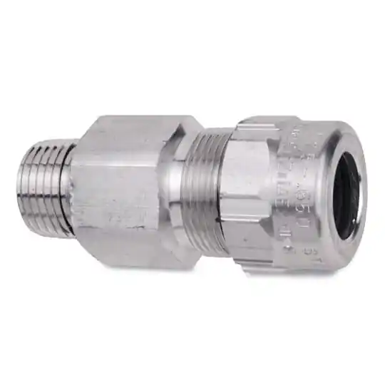 Abb ST125-470 aluminum Star Teck connector 1-1/4 inch