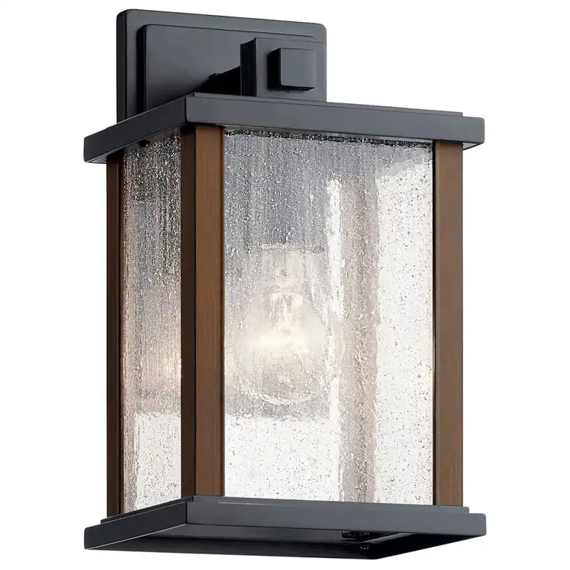 Kichler 59016BK Marimount 11in 1 Light Outdoor Wall Light 75 W