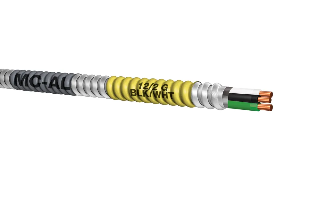 Encore Wire 790210821065 MC Armor Conductor Wire 600 V (2) Conductors 2500 ft L