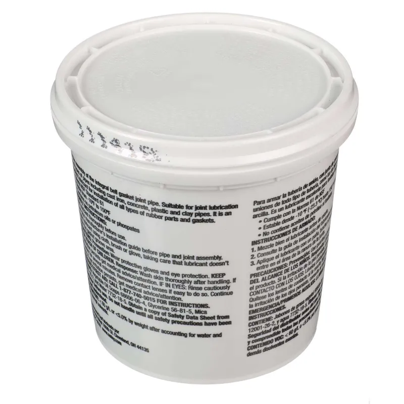Oatey 30600 All Purpose Pipe Lubricant For Rubber Gaskets 1 Qt