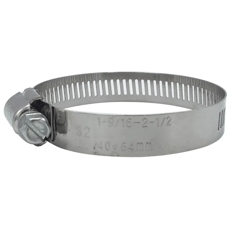 Wal-Rich 2208024 #24 Stainless Hose Clamp With Carbon Screw (Pack of 10)