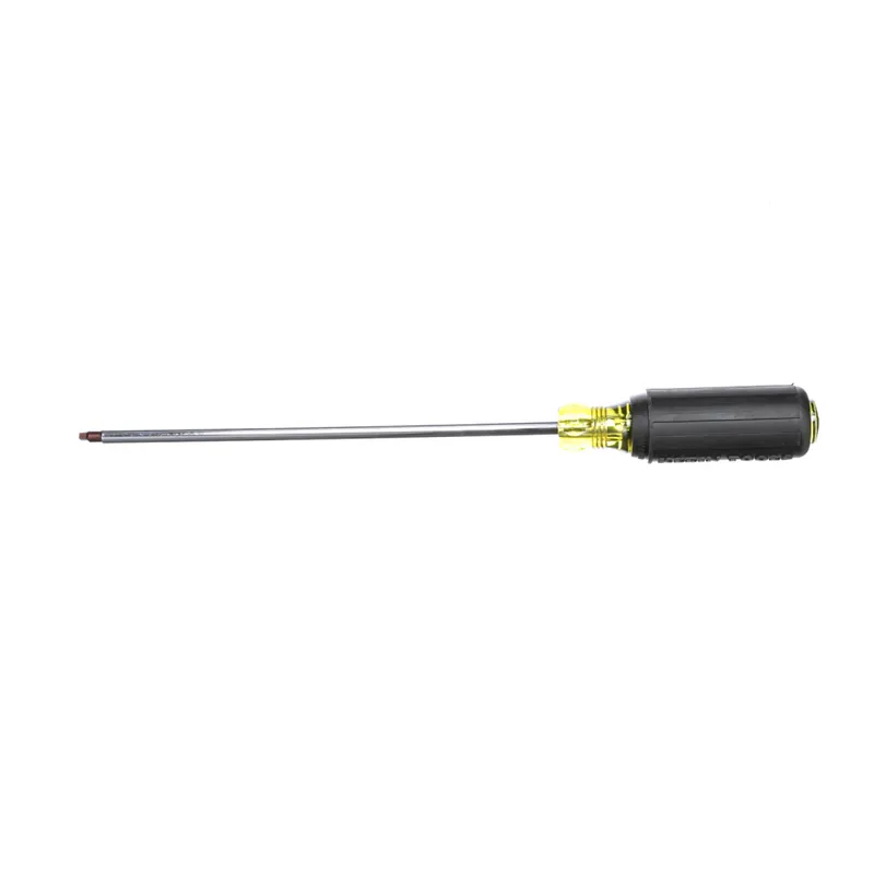 Klein Tools 666 #2 Square Recess Screwdriver, 8 inches Shank