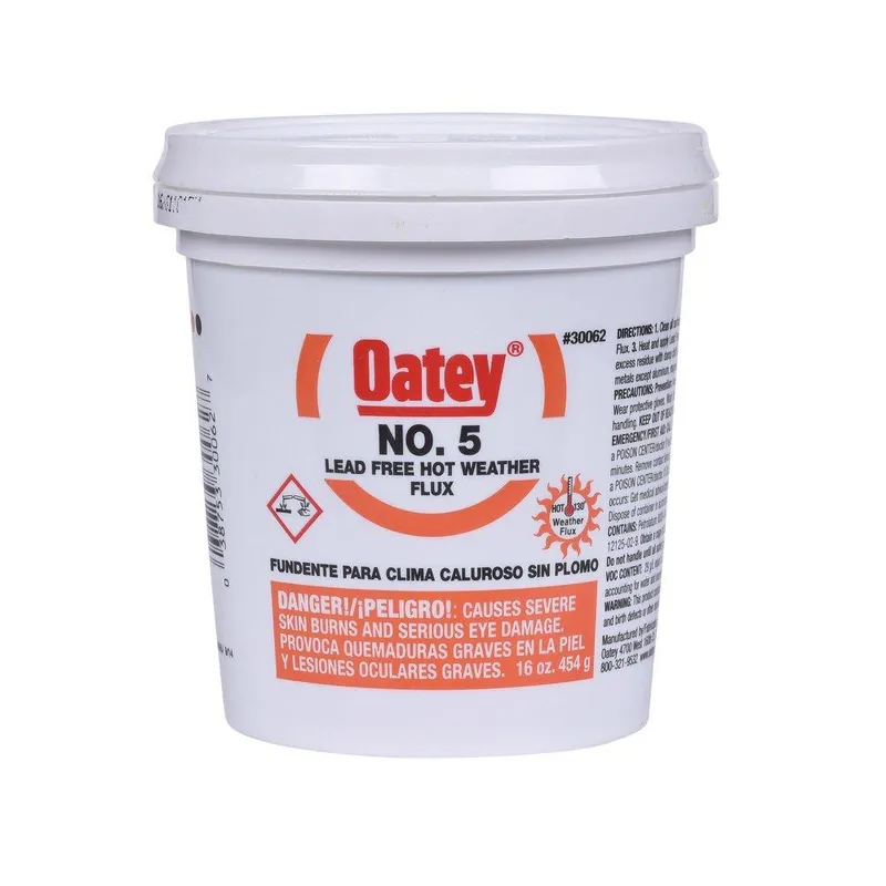 Oatey 30062 No. 5 Hot Weather Soldering Flux 1 lb. Paste