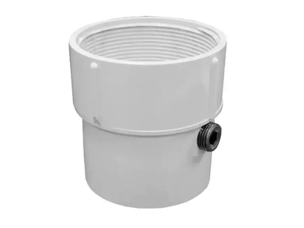 Braxton Harris Company PFBPT3-4-312 Pipe Fit Primer Tapped Base 3 inches x 4 inches with 3-1/2 inches Spud Connection