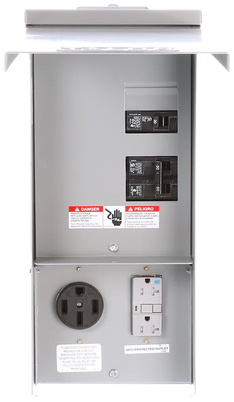 Siemens TL17US Talon Temporary Power Outlet Panel 20 and 50-Amp Unmetered