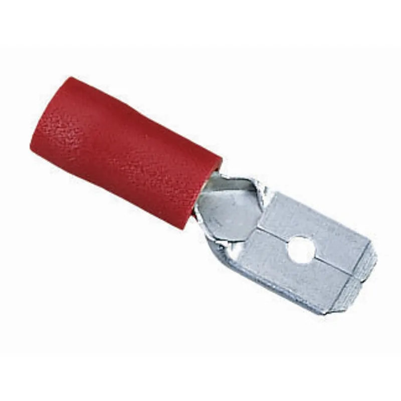 Ideal Industries 83-9971 Vinyl Insulated Disconnect Terminal, Male, 22-18AWG, 300V, 25Pk